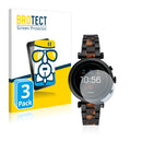 3x BROTECT AirGlass Glass Screen Protector for Fossil Sloan HR (4.Gen)