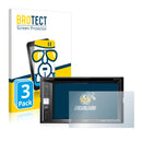 3x BROTECT AirGlass Glass Screen Protector for JVC KW-V250BT