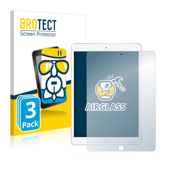 3x BROTECT AirGlass Glass Screen Protector for Apple iPad WiFi Cellular 10.2 2019