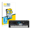 3x BROTECT AirGlass Glass Screen Protector for Yamaha Genos