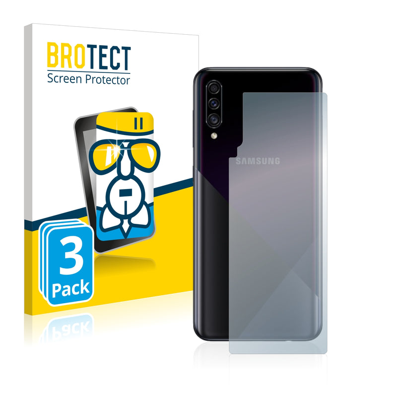 3x BROTECT AirGlass Glass Screen Protector for Samsung Galaxy A30s (Back)