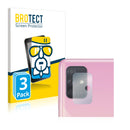 3x BROTECT AirGlass Glass Screen Protector for Samsung Galaxy A71 (Camera)