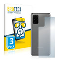 3x BROTECT AirGlass Glass Screen Protector for Samsung Galaxy S20 Plus (Back)