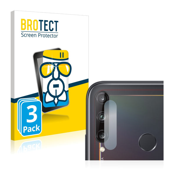 3x BROTECT AirGlass Glass Screen Protector for Huawei P40 Lite E (Camera)