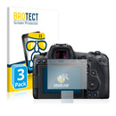 3x BROTECT AirGlass Glass Screen Protector for Canon EOS R5