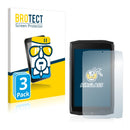 3x BROTECT AirGlass Glass Screen Protector for Crosscall Core T4
