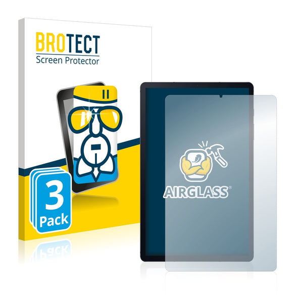 3x BROTECT AirGlass Glass Screen Protector for Samsung Galaxy Tab S6 Lite LTE