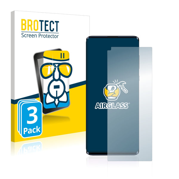 3x BROTECT AirGlass Glass Screen Protector for Motorola Edge Plus