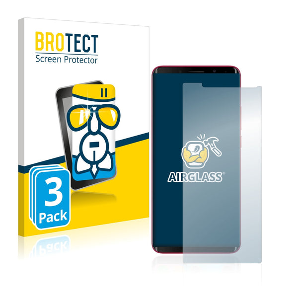 3x BROTECT AirGlass Glass Screen Protector for Elephone U