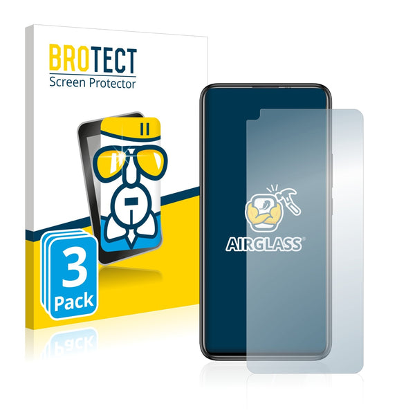 3x BROTECT AirGlass Glass Screen Protector for Elephone U3H