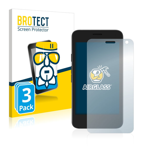 3x BROTECT AirGlass Glass Screen Protector for Archos Access 45