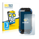 3x BROTECT AirGlass Glass Screen Protector for BCom Rough Pro EX-SM14A