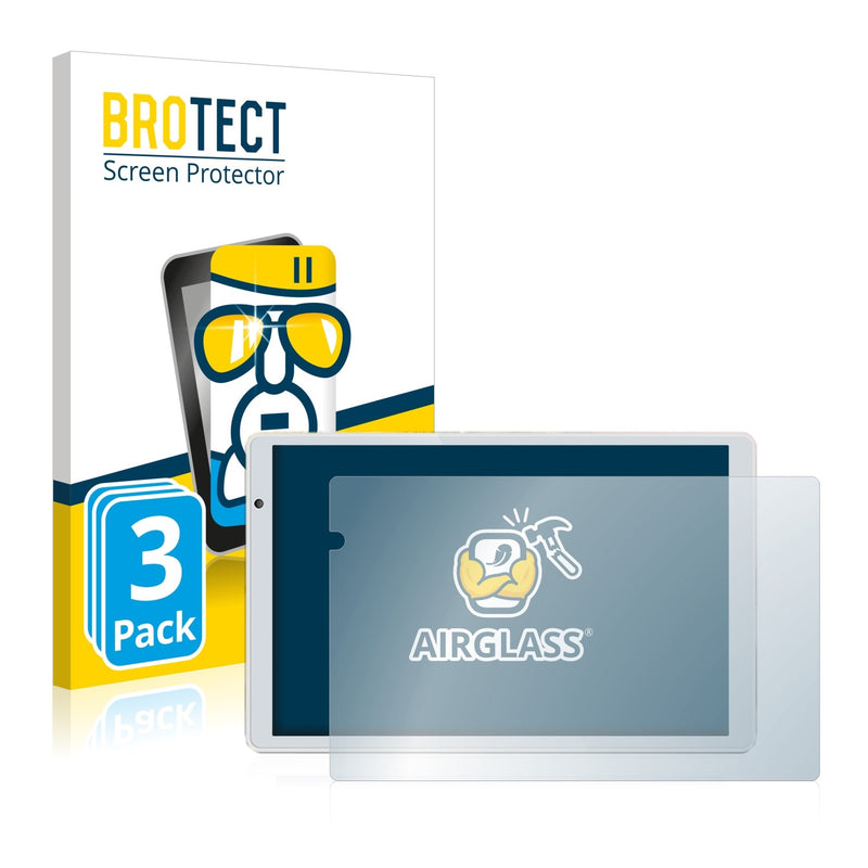 3x BROTECT AirGlass Glass Screen Protector for Jay-tech G10.9