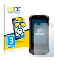 3x BROTECT AirGlass Glass Screen Protector for Conquest F2 Mini