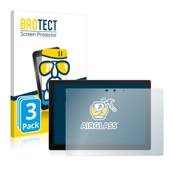 3x BROTECT AirGlass Glass Screen Protector for Microsoft Surface Pro 7 Plus