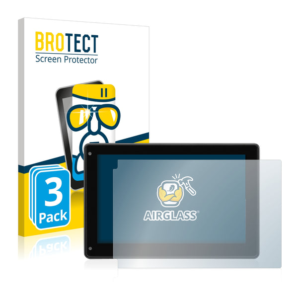3x BROTECT AirGlass Glass Screen Protector for Garmin Aera 760