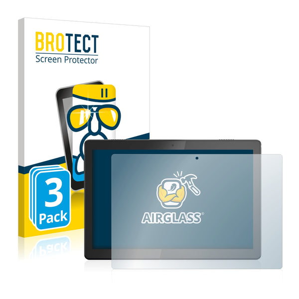 3x BROTECT AirGlass Glass Screen Protector for Lenovo Tab M10 TB-X505L