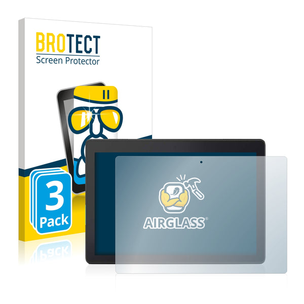 3x BROTECT AirGlass Glass Screen Protector for Lenovo CS TB-X104F