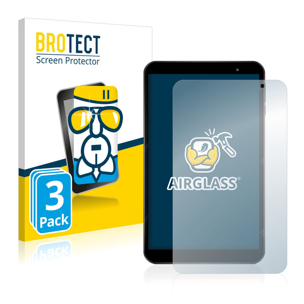 3x BROTECT AirGlass Glass Screen Protector for Archos T80