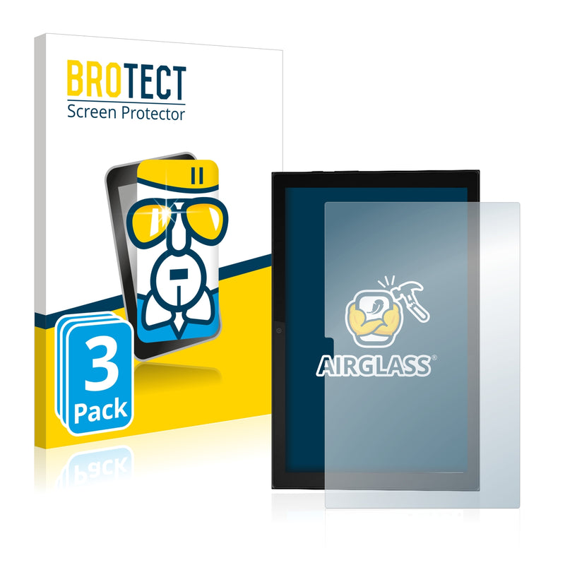 3x BROTECT AirGlass Glass Screen Protector for Lenovo IdeaPad Duet 3i