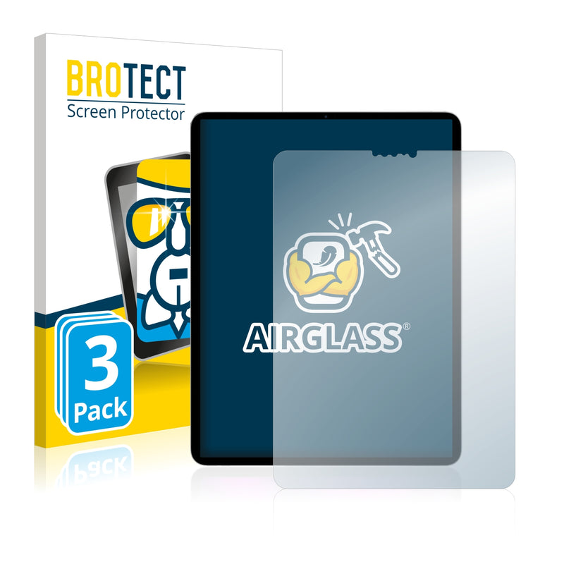 3x BROTECT AirGlass Glass Screen Protector for Apple iPad Pro 11 WiFi 2021 (3rd generation)