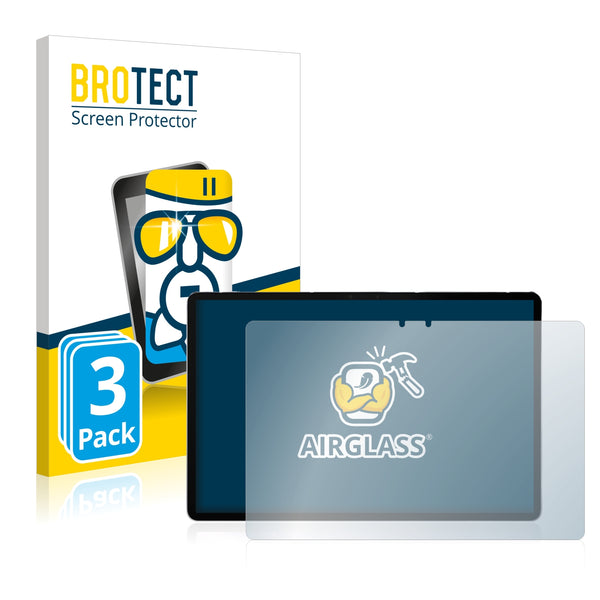 3x BROTECT AirGlass Glass Screen Protector for Lenovo Pad Pro