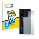 3x BROTECT AirGlass Glass Screen Protector for Realme X7 Max 5G (Back)