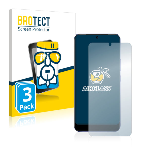 3x BROTECT AirGlass Glass Screen Protector for Vivo V21