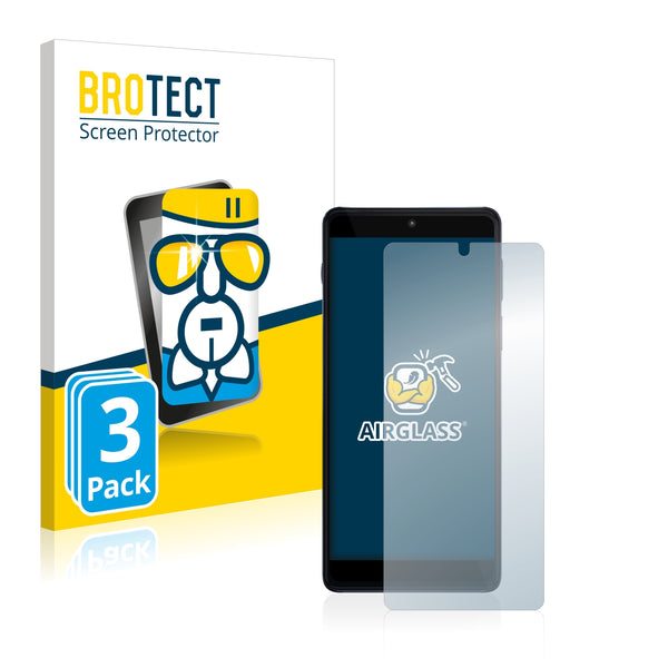 3x BROTECT AirGlass Glass Screen Protector for Motorola Edge 20 Pro