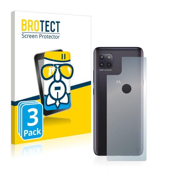 3x BROTECT AirGlass Glass Screen Protector for Motorola Moto G 5G (Back)