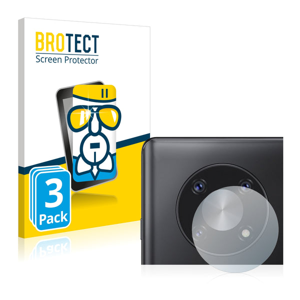 3x BROTECT AirGlass Glass Screen Protector for Cubot Max 3 (ONLY Camera)