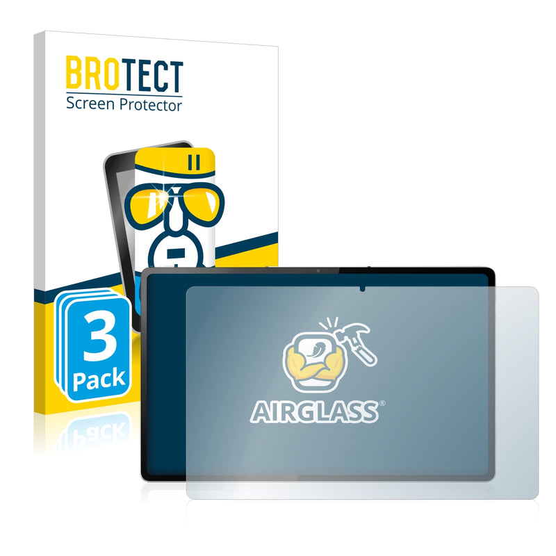 3x BROTECT AirGlass Glass Screen Protector for Lenovo Tab P12 Pro