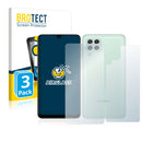 3x BROTECT AirGlass Glass Screen Protector for Samsung Galaxy A22 4G (Front + Back)