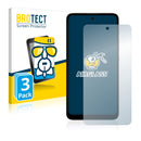 3x BROTECT AirGlass Glass Screen Protector for Motorola Moto E40