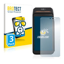 3x BROTECT AirGlass Glass Screen Protector for Ingenico Axium DX8000