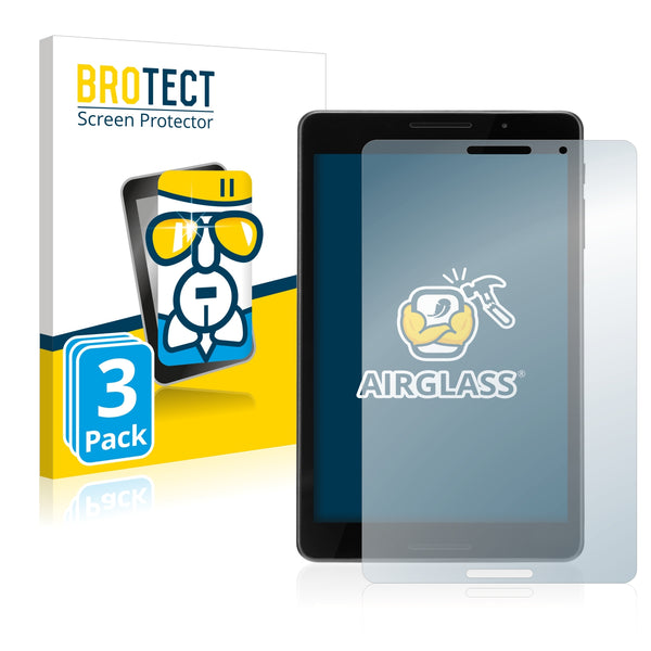 3x BROTECT AirGlass Glass Screen Protector for ZTE Grand X4 View