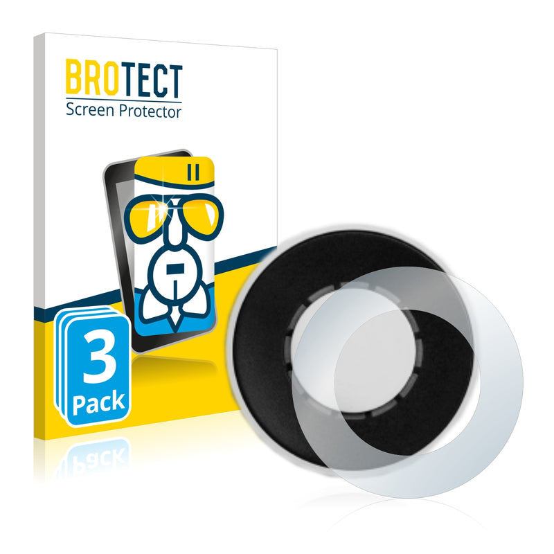3x BROTECT AirGlass Glass Screen Protector for Shortcut Labs Flic Twist