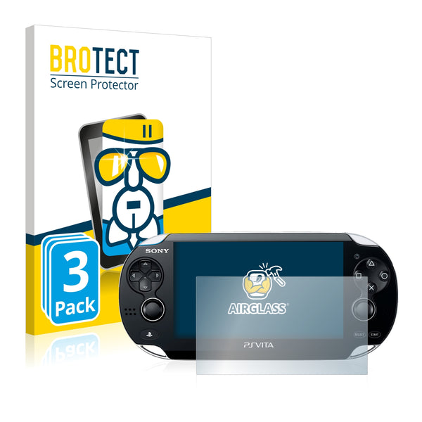 2-Pack Tempered Glass Screen Protector – Sony PlayStation Vita 2000 – Clear, Ultra Slim