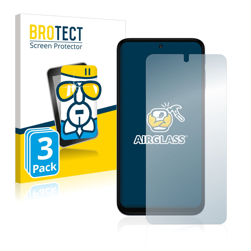 3x BROTECT AirGlass Glass Screen Protector for Motorola Moto G31