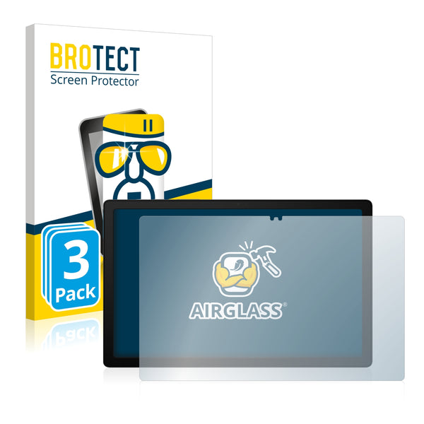 3x BROTECT AirGlass Glass Screen Protector for Samsung Galaxy Tab A8 WiFi