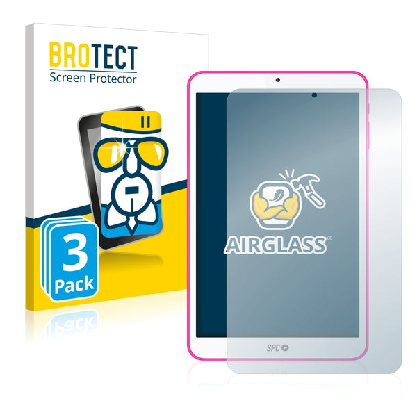 3x BROTECT AirGlass Glass Screen Protector for SPC Lightyear