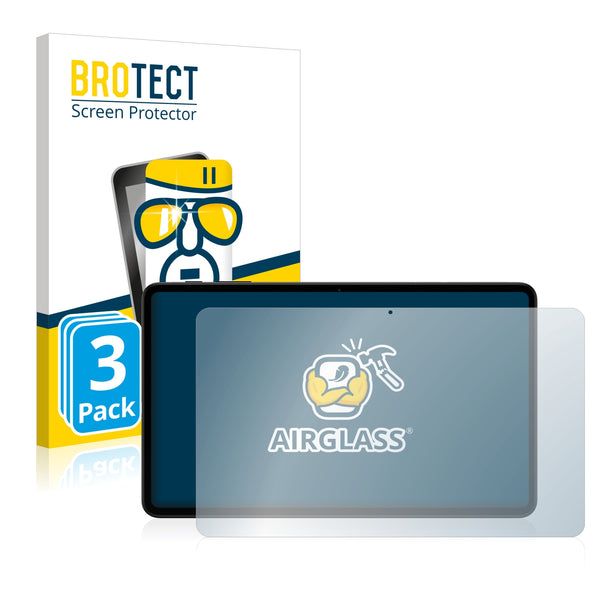 3x BROTECT AirGlass Glass Screen Protector for Alldocube iPlay 40H