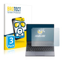 3x BROTECT AirGlass Glass Screen Protector for Chuwi MiniBook X