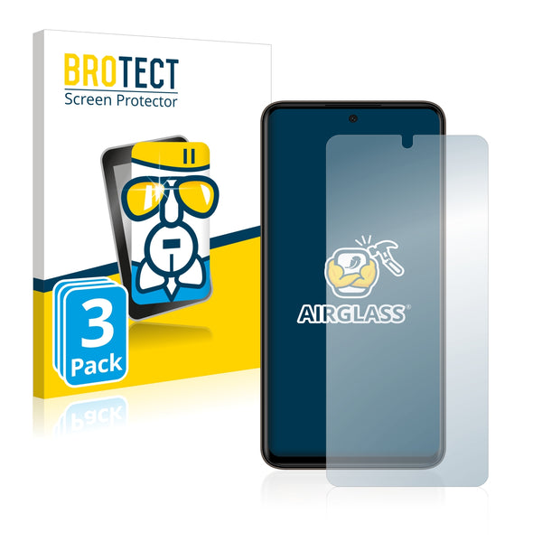 3x BROTECT AirGlass Glass Screen Protector for Micromax IN Note 2