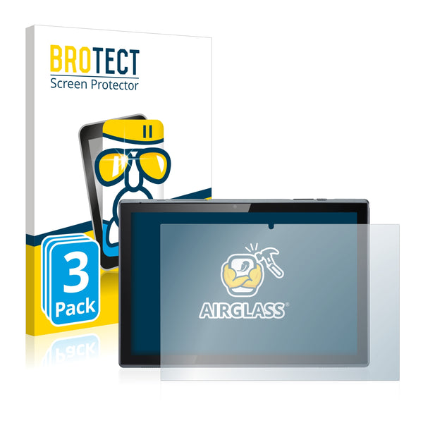 3x BROTECT AirGlass Glass Screen Protector for Acer ACTAB1022