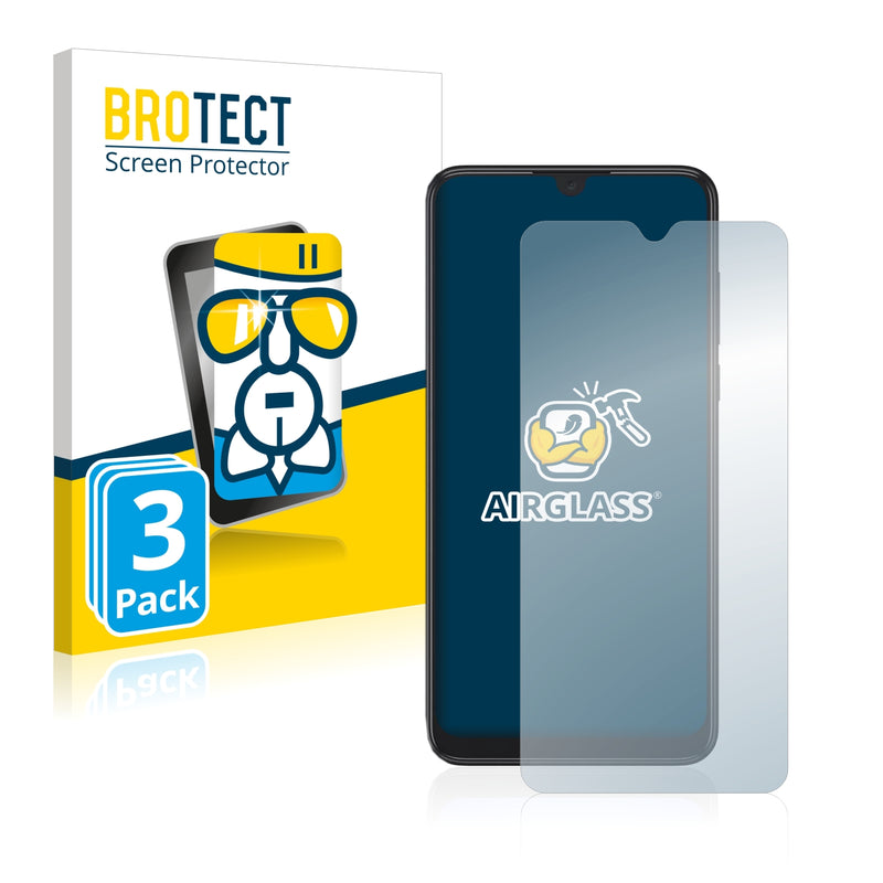 3x BROTECT AirGlass Glass Screen Protector for TCL 305