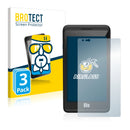 3x BROTECT AirGlass Glass Screen Protector for Elo TouchSystems M50 Mobile Computer