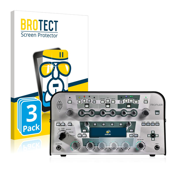 3x BROTECT AirGlass Glass Screen Protector for Kemper Profiler Head