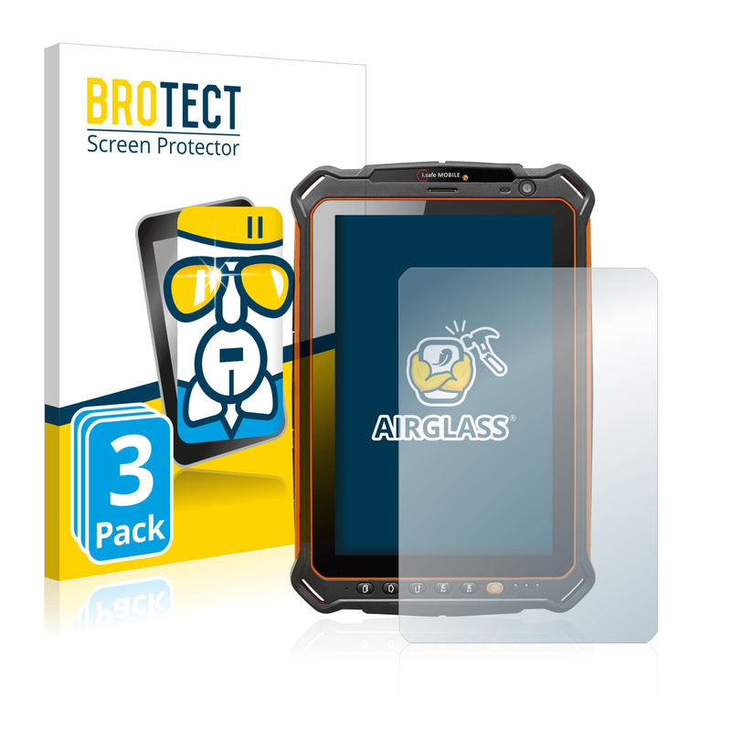 3x BROTECT AirGlass Glass Screen Protector for i.safe IS930.1