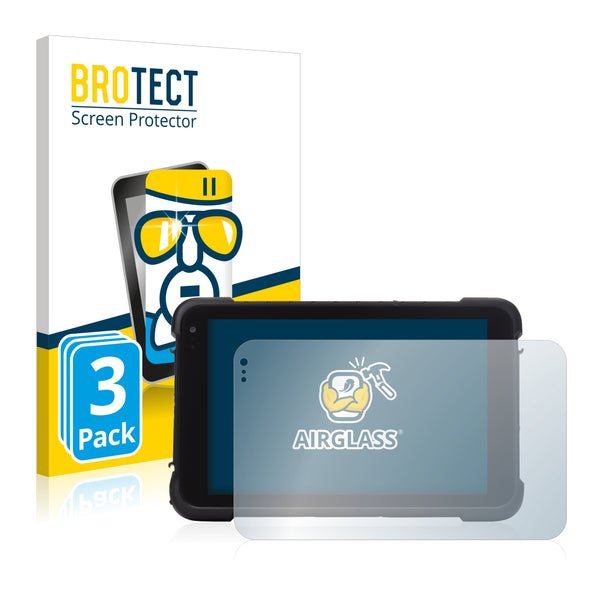 3x BROTECT AirGlass Glass Screen Protector for Logic Instruments Fieldbook K80 G2
